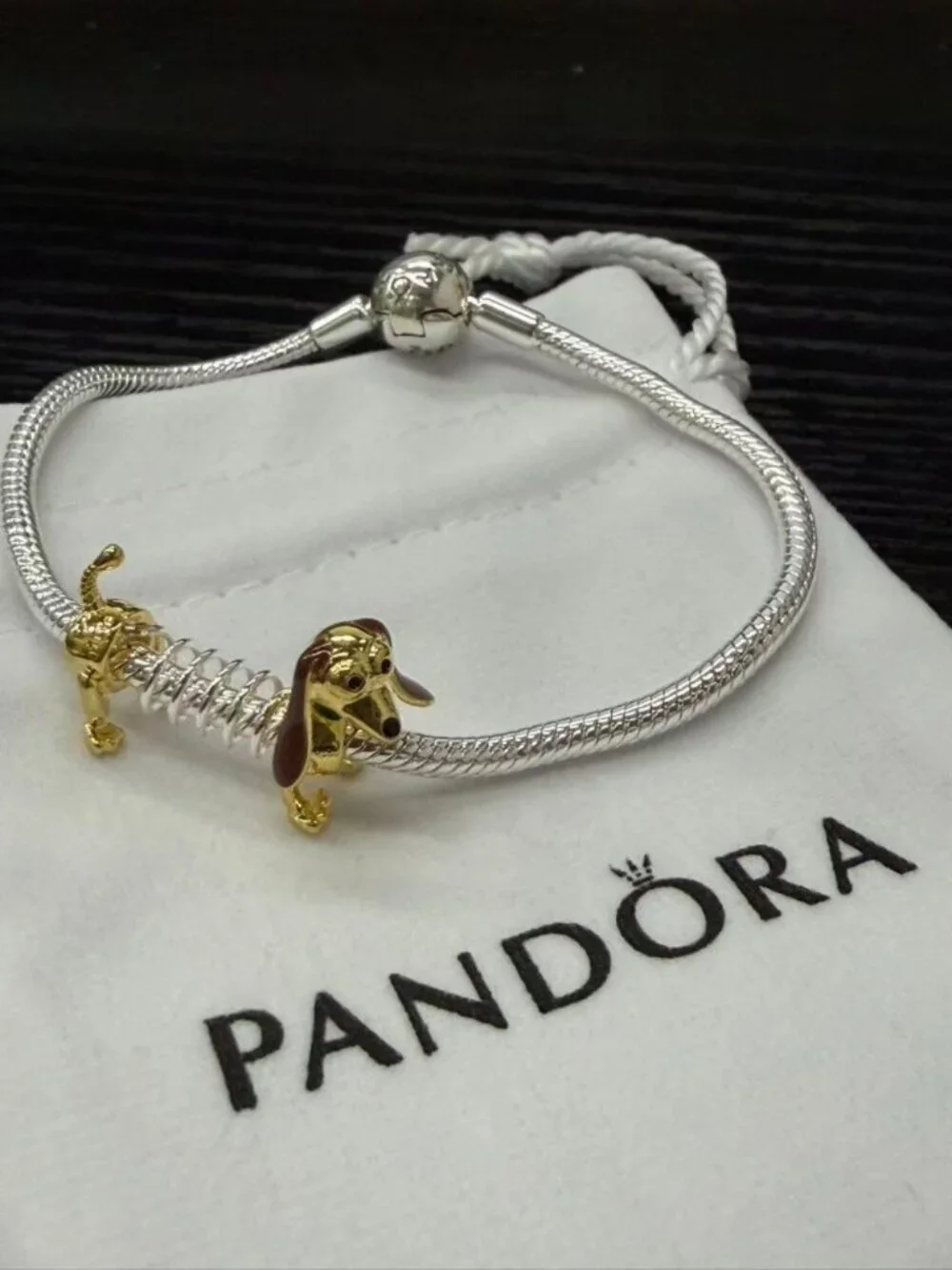 Pandora Disney Toy Story Slinky Dog Charm Bead